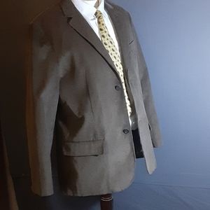 XL Old Navy brown corduroy 2 btn cotton blazer